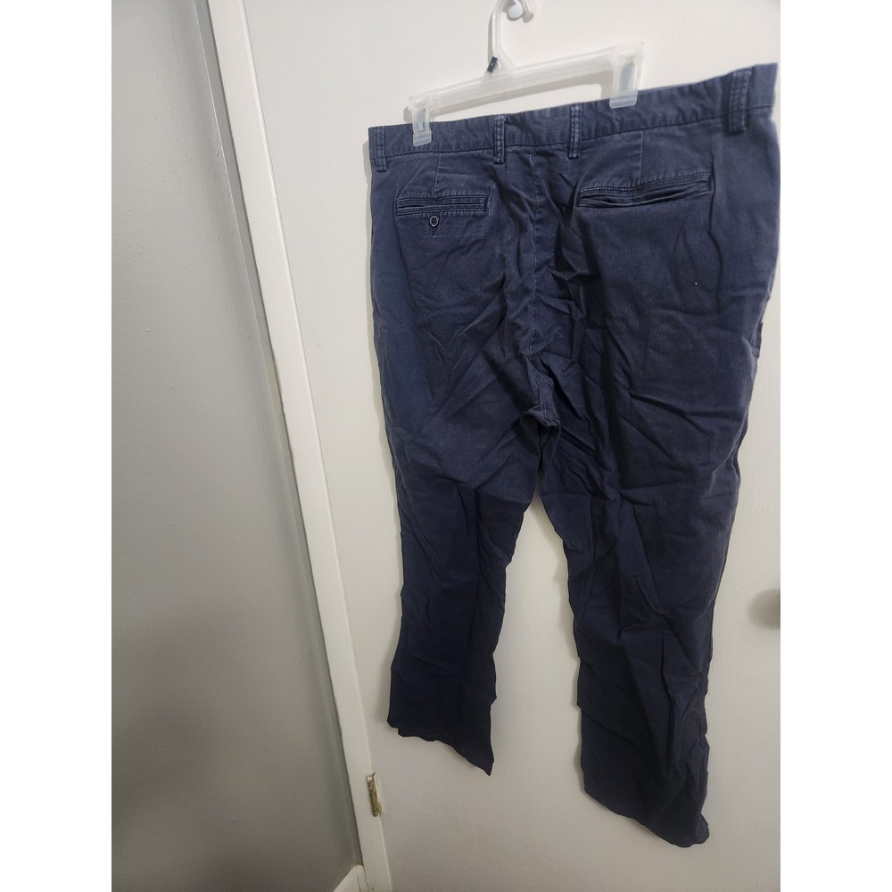 Old Navy Ultimate Straight Built-In Flex Chino Pants Navy Blue Mens 40x30